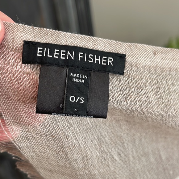 NWOT Eileen fisher linen/wool/cashmere scarf - Picture 2 of 6